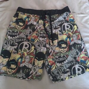 LIKE NEW!!! MEN'S BATMAN SWIM TRUNKS